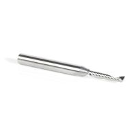 Amana Tool 51492 Metric Solid Carbide CNC Spiral 'O' Single Flute, Aluminum Cutting 4mm Dia x 20mm x 6mm Shank x 63mm Long Up-Cut Router Bit