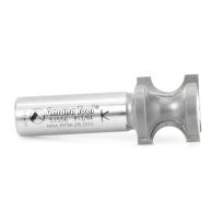 Amana Tool 51556 Carbide Tipped Bullnose 13/64 Radius x 7/8 Dia x 3/4 x 1/2 Inch Shank
