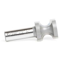 Amana Tool 51557 Carbide Tipped Bullnose 1/4 Radius x 1 Dia x 1 x 1/2 Inch Shank