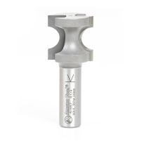 Amana Tool 51557 Carbide Tipped Bullnose 1/4 Radius x 1 Dia x 1 x 1/2 Inch Shank