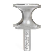 Amana Tool 51563 Carbide Tipped Bullnose 9/16 Radius x 1-13/16 Dia x 1-1/2 x 1/2 Inch Shank