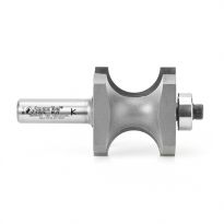 Amana Tool 51574 Carbide Tipped Bullnose 1/2 Radius x 1-13/16 Dia x 1-9/32 x 1/2 Inch Shank
