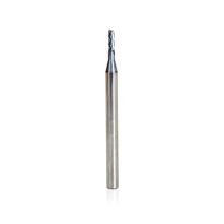 Amana Tool 51729 AlTiN Coated CNC Steel, Stainless Steel & Composite Square Mini End Mill 0.060 Dia x 0.360 x 1/8 Shank