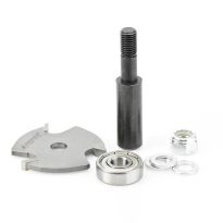 Amana Tool 53408-1 Slotting Cutter Assembly 3 Wing x 1-7/8 Dia x 3/16 x 1/2 Inch Shank