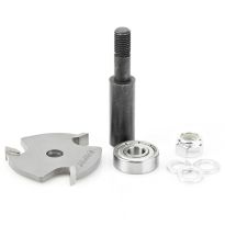 Amana Tool 53410-1 Slotting Cutter Assembly 3 Wing x 1-7/8 Dia x 1/4 x 1/2 Inch Shank
