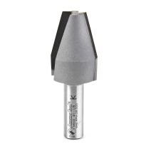 Amana Tool 54532 Carbide Tipped Traditional Vertical Raised Panel 15 Deg x 1-1/8 Dia x 1-5/8 x 1/2 Inch Shank
