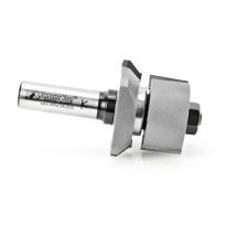 Amana Tool 55320 Carbide Tipped V Paneling 45 Deg x 1-13/16 Dia x 1/2 to 1-3/16 x 1/2 Inch Shank with Ball Bearing Assembly