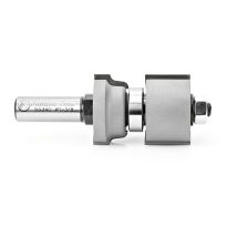Amana Tool 55340 Carbide Tipped Reversible Ogee Window Sash & Rail 1/8 Radius x 1-9/64 Dia x 43/64 x 1/2 Inch Shank with Center Ball Bearing