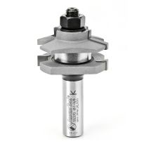 Amana Tool 55370 Carbide Tipped Traditional Reversible Stile and Rail Assembly 1-5/8 Dia x 11/16 x 1/2 Inch Shank