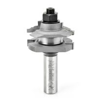 Amana Tool 55380 Carbide Tipped Classical Reversible Stile and Rail Assembly 1-5/8 Dia x 11/16 x 1/2 Inch Shank