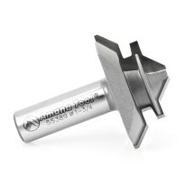 Amana Tool 55389 Carbide Tipped Lock Miter 45 Deg x 1-3/4 Dia x 7/8 x 1/2 Inch Shank for 3/8 - 3/4 Material