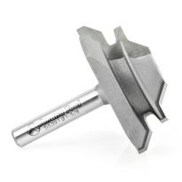 Amana Tool 55391 Carbide Tipped Lock Miter 45 Deg x 1-5/8 Dia x 5/8 x 1/4 Inch Shank for 3/8 - 1/2 Material