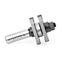 Amana Tool 55400 Carbide Tipped Tongue & Groove 3/8 Kerf x 1-5/8 Dia x 3/4 x 1/2 Inch Shank Assembly for 1/2 to 3/4 Material
