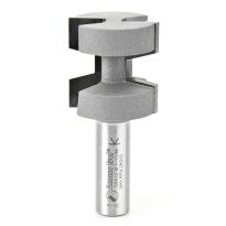 Amana Tool 55412 Carbide Tipped Wedge Tongue 15 Deg x 1-1/4 Dia x 1-1/4 x 1/2 Inch Shank