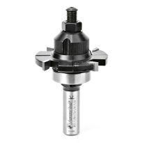 Amana Tool 55510 E-Z Dial Slot Cutter 4 Wing x 2-1/8 Dia x 1/4-1/2 x 1/2 Inch Shank