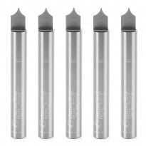 Amana Tool 56125-5 5-Pack Solid Carbide Point Cutting Roundover 1/8 Radius x 1/4 Dia x 5/16 x 1/4 Shank Router Bit