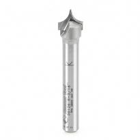 Amana Tool 56126 Carbide Tipped Point Cutting Roundover 3/16 Radius x 3/8 Dia x 19/64 x 1/4 Shank Router Bit