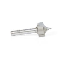 Amana Tool 56127 Carbide Tipped Point Cutting Roundover 3/8 Radius x 3/4 Dia x 5/8 x 1/4 Shank Router Bit