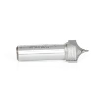 Amana Tool 56129 Carbide Tipped Point Cutting Roundover 3/8 Radius x 3/4 Dia x 5/8 x 1/2 Shank Router Bit