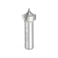 Amana Tool 56129 Carbide Tipped Point Cutting Roundover 3/8 Radius x 3/4 Dia x 5/8 x 1/2 Shank Router Bit