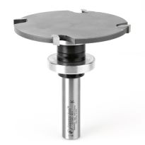 Amana Tool 57165 Carbide Tipped 4 Wing Cut Out Solid Surface 3 Dia x 3/16 x 1/2 Inch Shank x 27/32 Depth of Cut