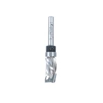 Amana Tool 57177 Solid Carbide (Brazed To Steel Shank) Spiral Pattern/Plunge Compression 1/2 Dia x 1 x 1/4 Inch Shank With Upper Ball Bearing
