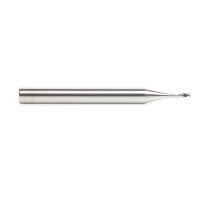 Amana Tool 57311 Metric Solid Carbide CNC Spiral 'O' Single Flute, Plastic Cutting 2mm Dia x 8mm x 6mm Shank x 64mm Long Up-Cut Router Bit