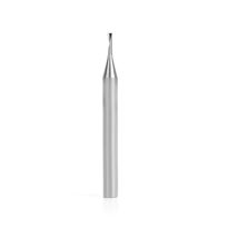 Amana Tool 57311 Metric Solid Carbide CNC Spiral 'O' Single Flute, Plastic Cutting 2mm Dia x 8mm x 6mm Shank x 64mm Long Up-Cut Router Bit