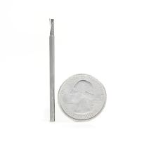 Amana Tool 57312 Metric Solid Carbide CNC Spiral 'O' Single Flute, Plastic Cutting 2.5mm Dia x 8mm x 2.5mm Shank x 50mm Long Up-Cut Router Bit