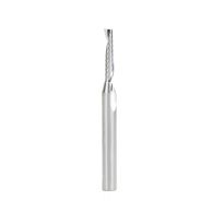 Amana Tool 57319 Metric Solid Carbide CNC Spiral 'O' Single Flute, Plastic Cutting 4mm Dia x 20mm x 6mm Shank x 64mm Long Up-Cut Router Bit