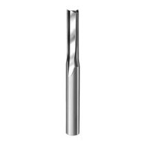 ONSRUD 12-00 1/4" High Speed Steel Two Flute Straight V Flute for Foam and Natural Woods Router Bit - High-Performance Onsrud Router Bit for General Use
