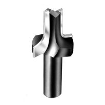 ONSRUD 40-54 1 1-3/8" Double Flute Carbide Tipped Straight Round & Rout with 1-3/8" Radius Router Bit - High-Performance Onsrud Router Bit for 40-50