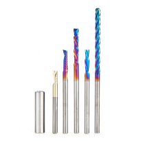 Amana Tool AMS-112 5-Pc Solid Carbide Signmaking/Engraving CNC Router Bit Pack, 1/8 Shank