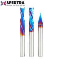 Amana Tool AMS-114-K 3-Pc Solid Carbide Spektra™ Extreme Tool Life Coated Signmaking/Engraving CNC Router Bit Pack, 1/4 Shank