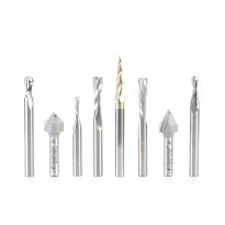 Amana Tool AMS-134-B 8-Pc General Purpose CNC Router Bit Collection, 1/4 Inch Shank