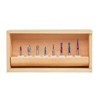 Amana Tool AMS-174 8-Pc General Purpose CNC Router Bit Collection III, 1/4 Inch Shank