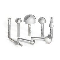 Amana Tool AMS-420 8-Pc Carbide Tipped Core Box Router Bit Collection, 1/4 Inch Shank