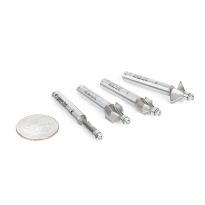 Amana Tool AMS-612 4-Piece Miniature Router Bit Pack