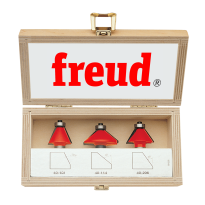 Freud 89-250 3 Piece Chamfer Bit Set