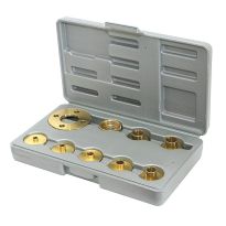 Amana Tool BTG-100 10-Piece Brass Template Guide Set