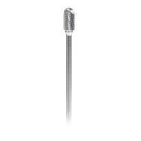Amana Tool BURS-126 Solid Carbide Radius Cylinder Shape 1/2 Dia x 1 x 1/4 Shank Double Cut SC Burr Bit for Die-Grinders