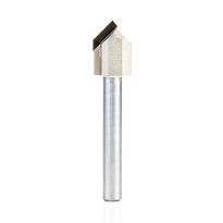 Amana Tool DRB-418 CNC Polycrystalline Diamond (PCD) 90 Degree Engraving, V-Grooving and Chamfering Router Bit 1/2 Dia x 1/4 x 1/4 Shank