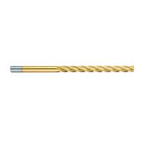 Amana Tool HSS1215 High Speed Steel (HSS) Foam Cutting End Mill Extended Reach 1/2 Dia x 6 x 10 Long x 1/2 Shank CNC 4-Flute Spiral Up-Cut Router Bit TiN Coated