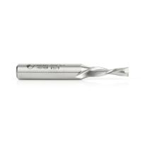 Amana Tool HSS1659 High Speed Steel (HSS) Double Flute Spiral Aluminum Cutting 5/16 Dia x 1 x 1/2 Inch Shank Down-Cut Router Bit
