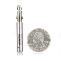 Amana Tool MR0106 Carbide Tipped Miniature Chamfer 7 Degree x 1/4 Dia x 5/16 x 1/4 Inch Shank with Mini 3/16 Dia Lower Ball Bearing