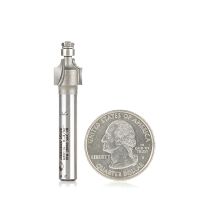 Amana Tool MR0110-5 5 Pack Carbide Tipped Miniature Corner Rounding 3/32 Radius x 3/8 Dia x 3/8 x 1/4 Inch Shank with Mini 3/16 Dia Lower Ball Bearing