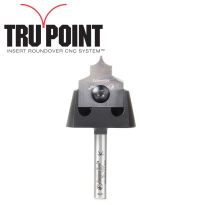 Amana Tool RC-1054 Tru Point Roundover Insert CNC System 3/16 Radius x 7/8 Dia x 3/8 x 1/4 Inch Shank Router Bit