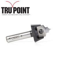Amana Tool RC-1057 Tru Point Roundover Insert CNC System 3/16 Radius x 7/8 Dia x 3/8 x 1/2 Inch Shank Router Bit