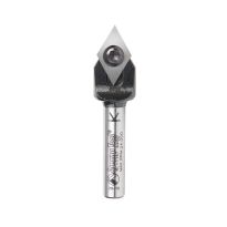 Amana Tool RC-1147 CNC Insert V-Groove 60 Deg x 15/32 Dia x 21/64 x 1/4 Inch Shank