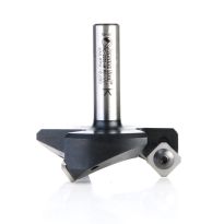 Amana Tool RC-2255-M CNC Insert Carbide 3 Wing/Flute Heavy Duty Spoilboard Plunging, Surfacing, Planing, Flycutter & Slab Leveler 2-1/2 Dia x 53/64 x 12mm Shank Router Bit